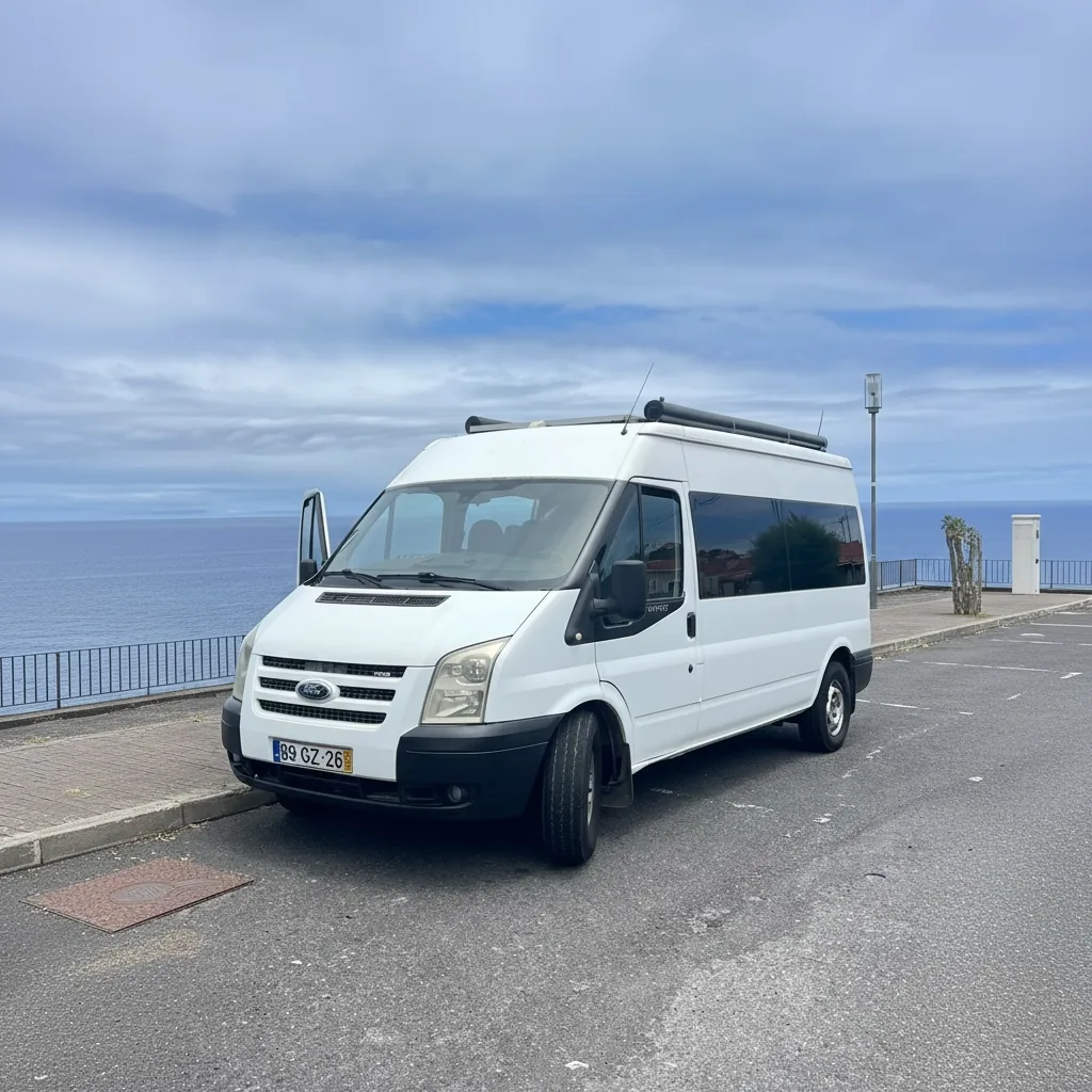 Areeiro campervan Ford Transit exterior front