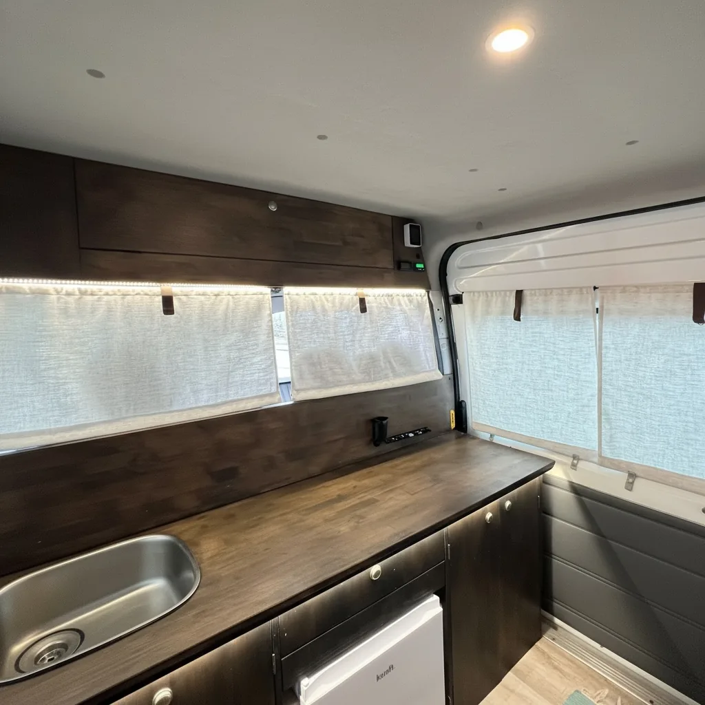 Areeiro campervan modular sleeping area