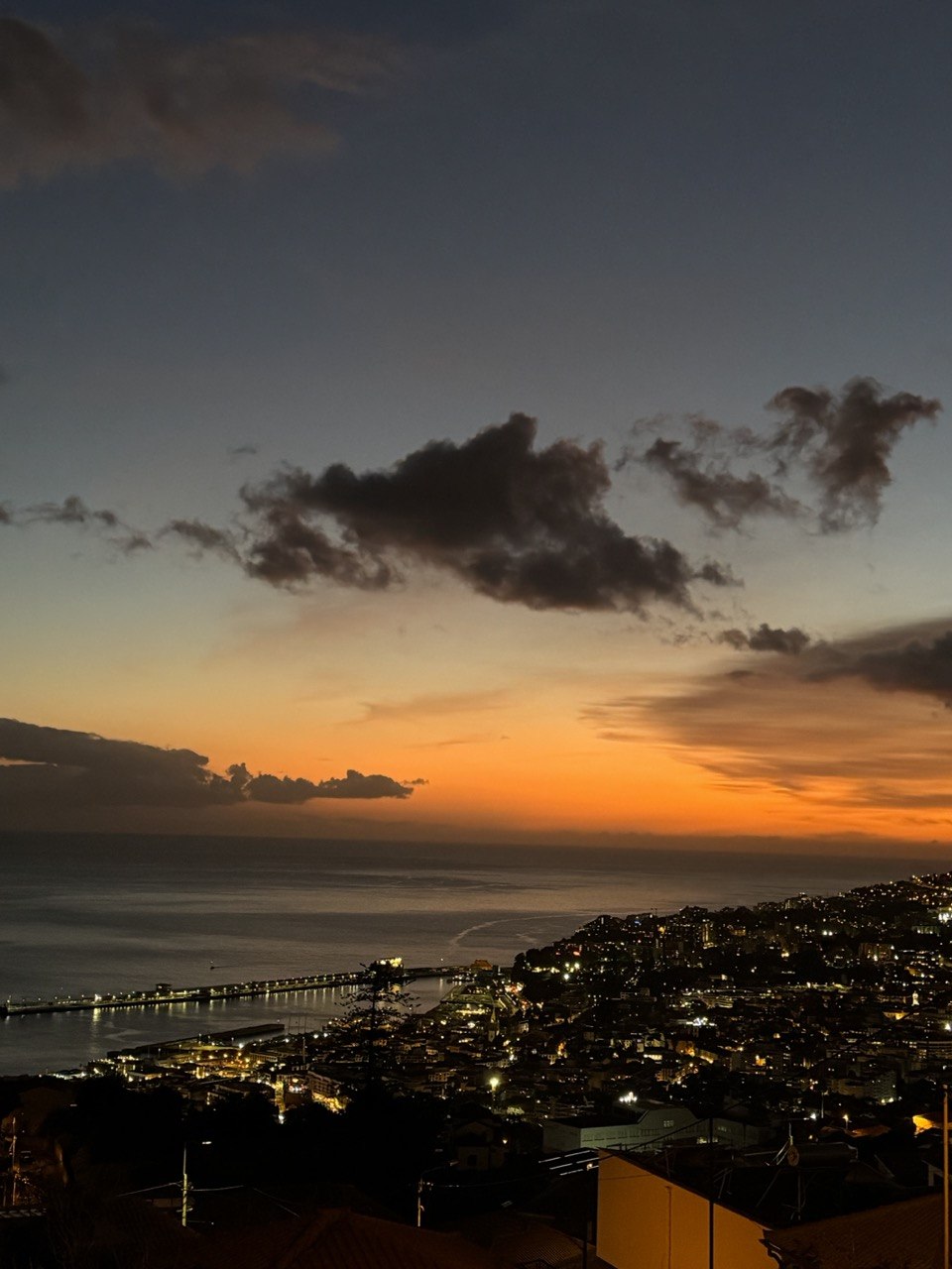 Zachód słońca nad Funchal Madera