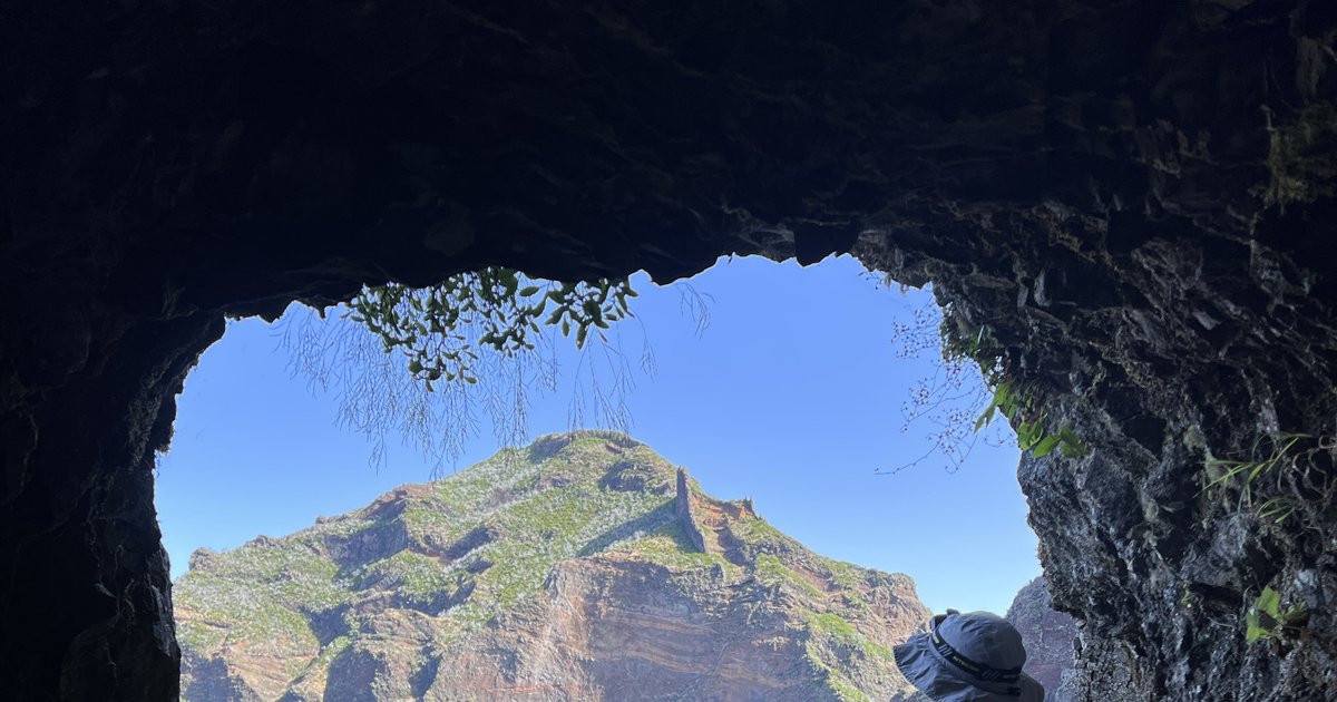 Wandern Madeira Levada Tunnel