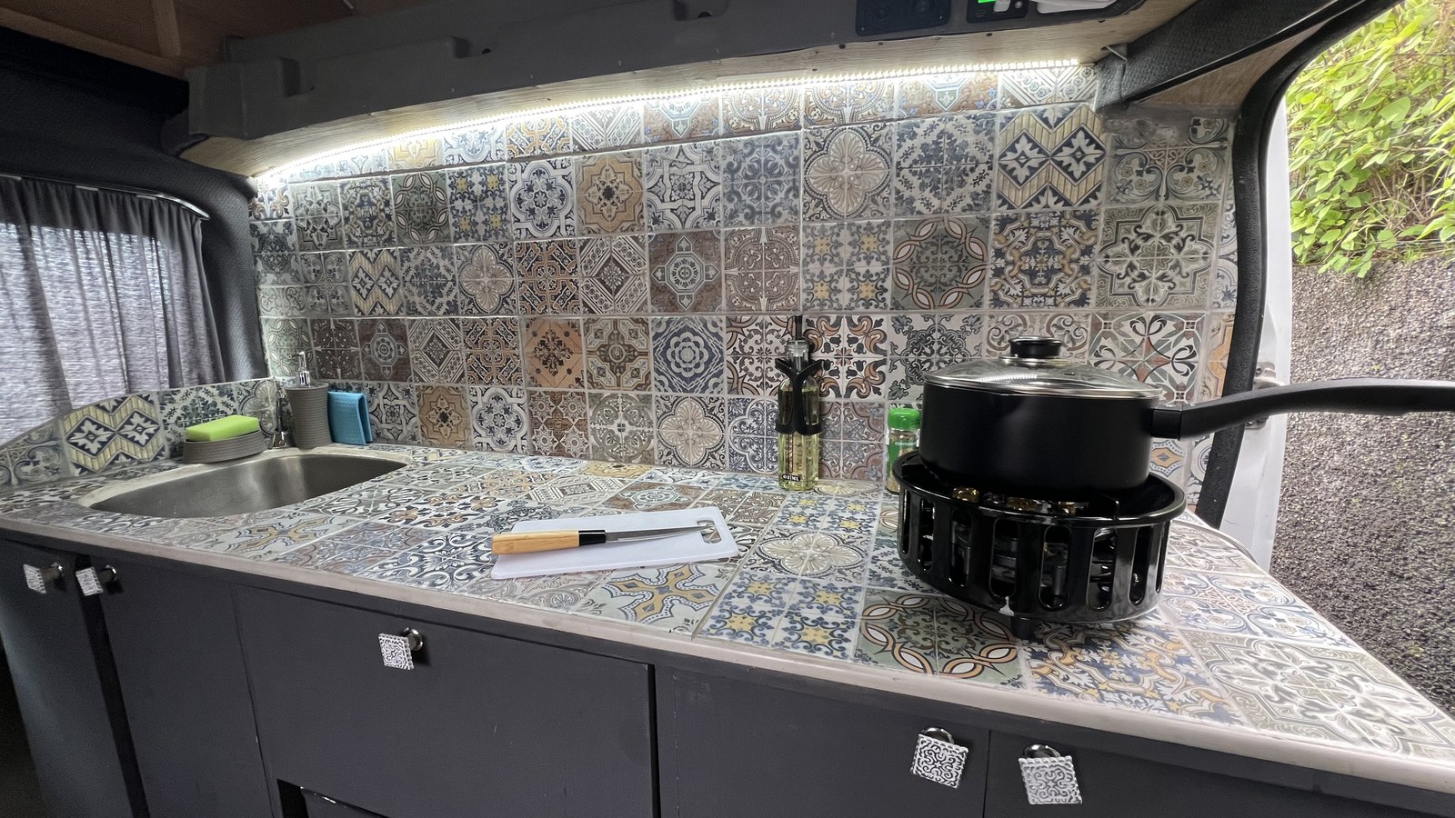 Casa da Avó mosaic kitchen