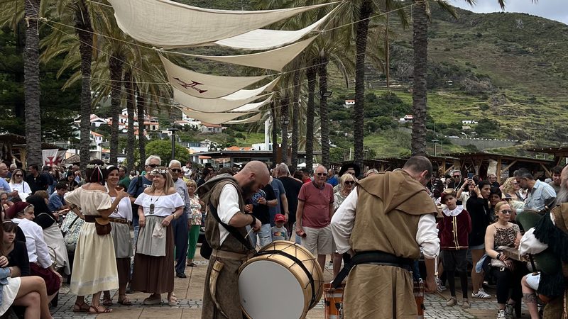 Sixteenth Century Market Machico historic bay Madeira