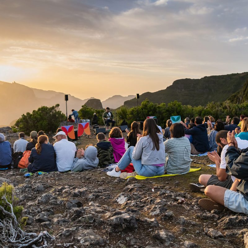 Madeira Nature Festival concert mountain sunset Pico Ruivo