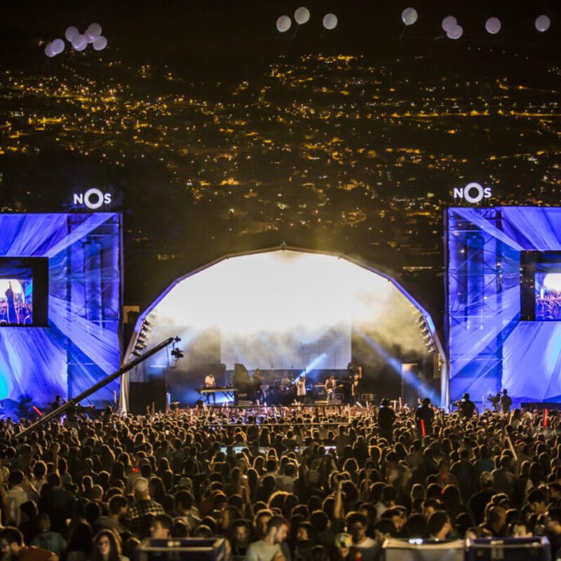Summer Opening Festival NOS Madeira open air concert Funchal night