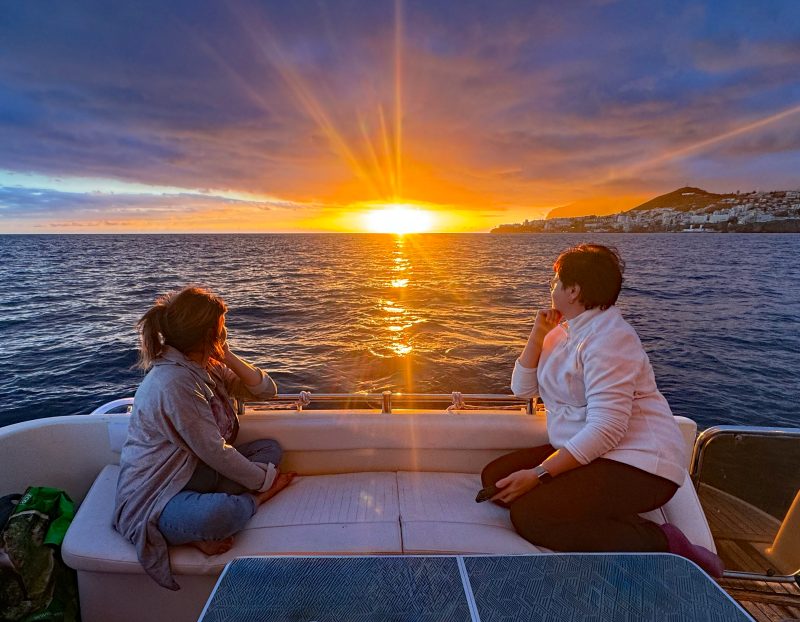 Sunset cruise Madeira yacht evening