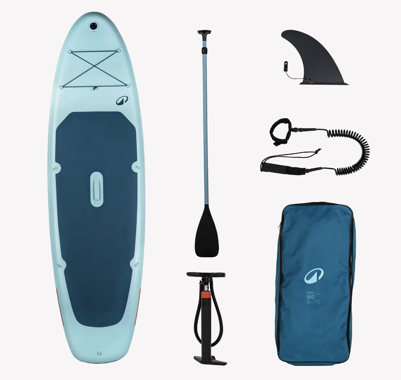 SUP board Tribord 100 blue 9 foot 6 Funchal Madeira rental